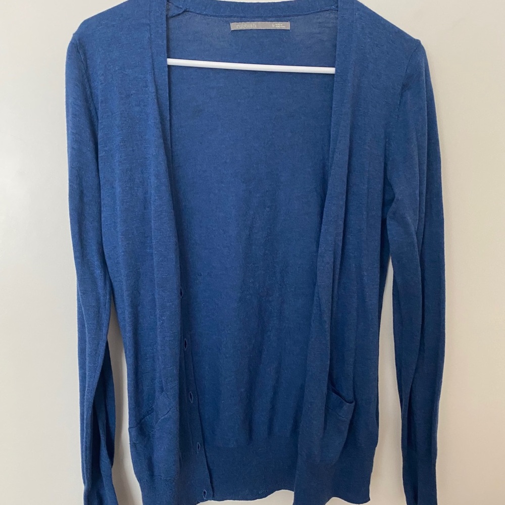 Blue Cardigan - NEVER WORN!